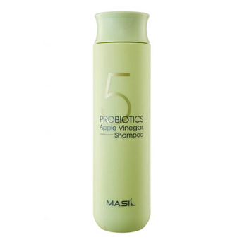 ШАМПУНЬ ДЛЯ ВОЛОС И КОЖИ ГОЛОВЫ С ЯБЛОЧНЫМ УКСУСОМ MASIL - 5 PROBIOTICS APPLE VINEGAR SHAMPOO, 300 ML