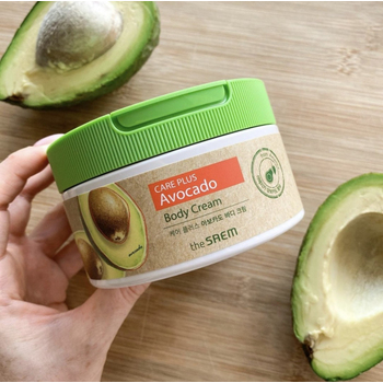 Питательный крем для тела с авокадо The Saem Care Plus Avocado Body Cream 300 мл