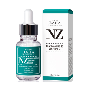 Укрепляющая сыворотка для сужения пор Cos De BAHA Niacinamide 20% Zinc 4% Pore Reducer  30 мл