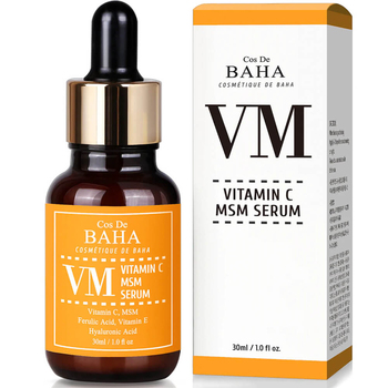 Сыворотка с витамином C от пигментации Cos De Baha Vitamin C MSM Serum VM  30 мл