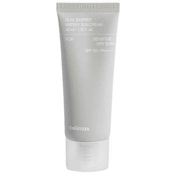 Солнцезащитный крем с комплексом церамидов Celimax Dual Barrier Watery Sun Cream SPF50+PA++++ 40 ml