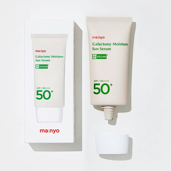 Увлажняющая солнцезащитная сыворотка Manyo Galactomy Moisture Sun Serum SPF50+ PA++++ 50 ml