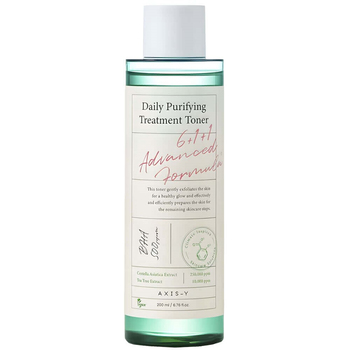 AXIS-Y Daily Purifying Treatment Toner, 200ml - Тоник для проблемной кожи с центеллой и BHA-кислотой