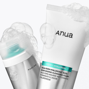 Anua PDRN Hyaluronic Acid Moisturizing Cleansing Foam 150мл Увлажняющая пенка для умывания с ПДРН и гиалуроновой кислотой
