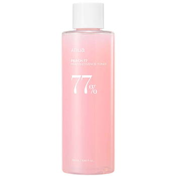 Anua Peach 77 Niacin Essence Toner 250мл Тонер-эссенция с персиком для гладкой и сияющей кожи