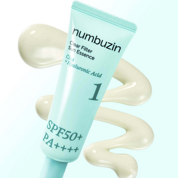 Numbuzin No.1 Clear Filter Sun Essence SPF50+ PA++++ 50мл Успокаивающая солнцезащитная эссенция
